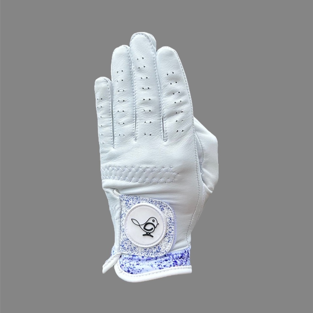 Splatter paint designed golf glove